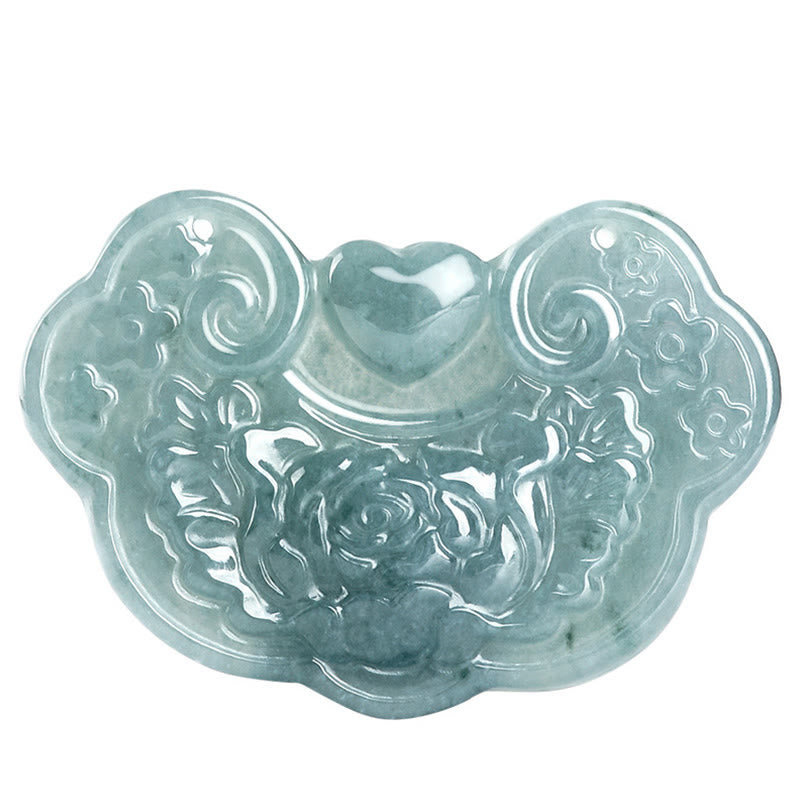 Anhänger Jade Kette Edelstein Wohlstand Schmuck