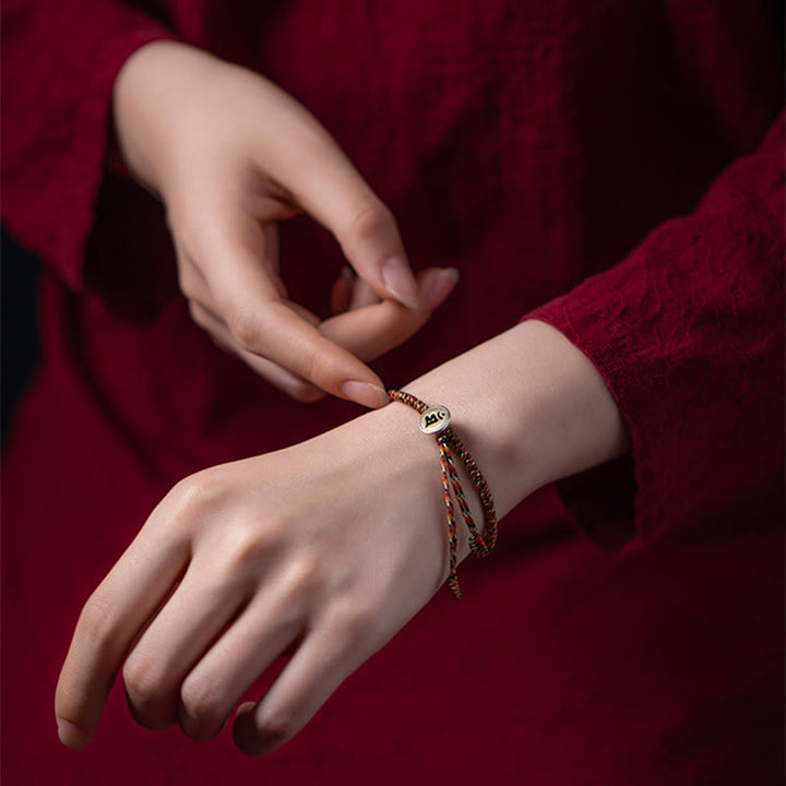 Armband 925 Silber Chinesisches Tierkreis Schutz elegante Handgelenk Trageaufnahme