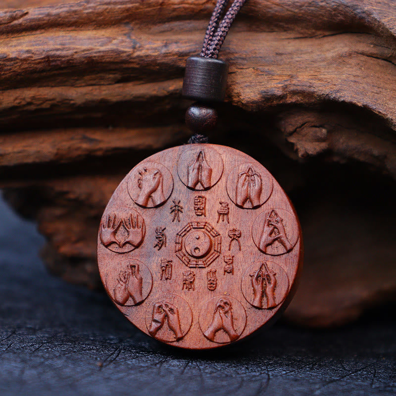 Anhänger Kette Feng Shui Münze Schutz