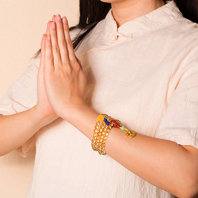 Mala 925 Silber Roter Achat Armband an Hand getragen Namaste Geste