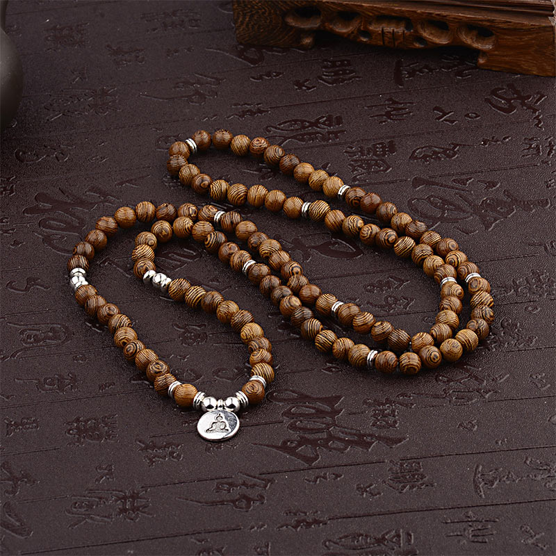 Mala Blitzholz Tibet Lotus