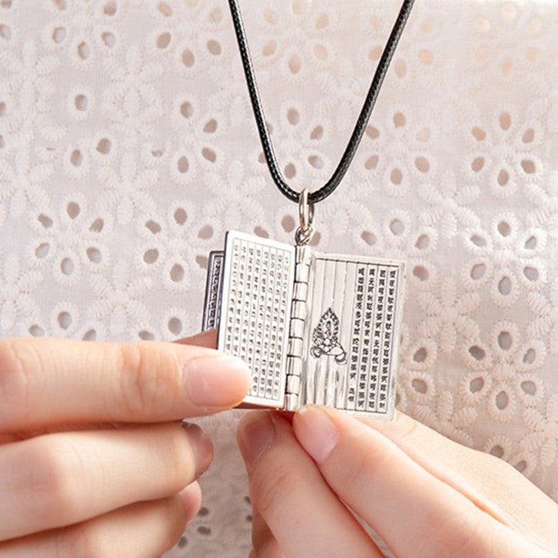 Anhänger Sterling Silber Buch Klein