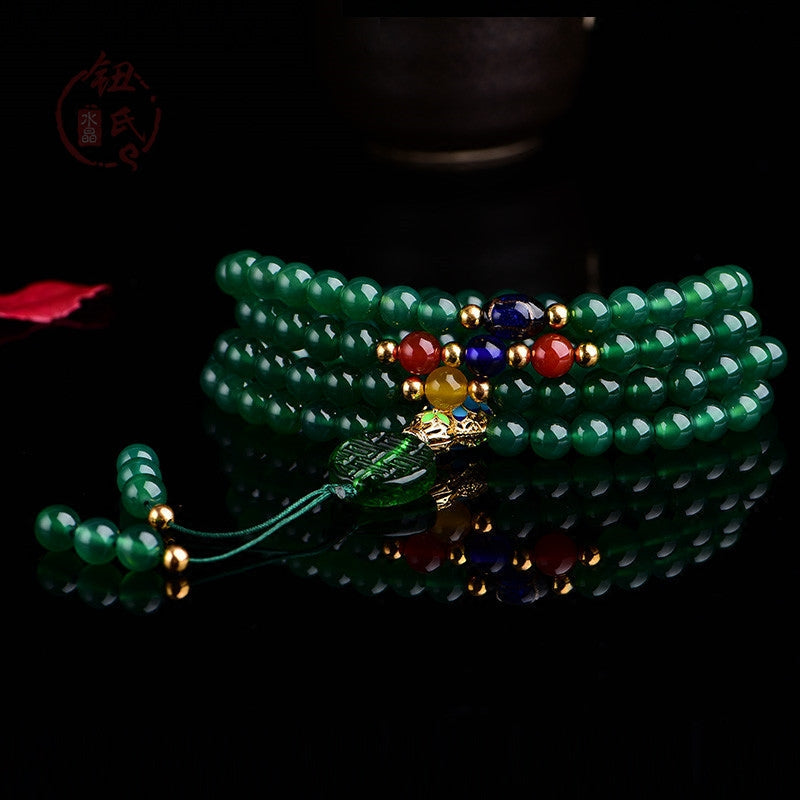 Mala 108 Perlen Achat