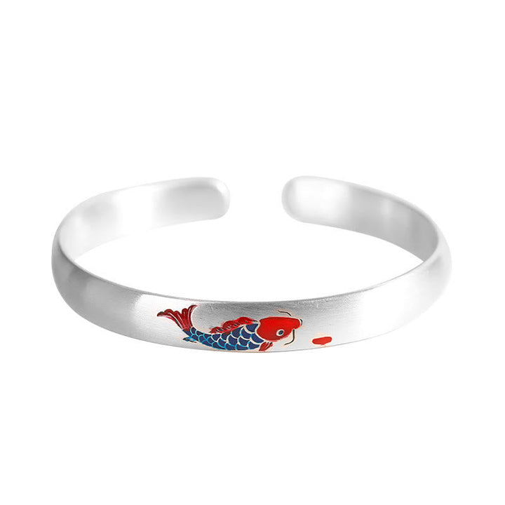 Armband 925 Silber Koi Fisch – Glück Energie elegant getragen