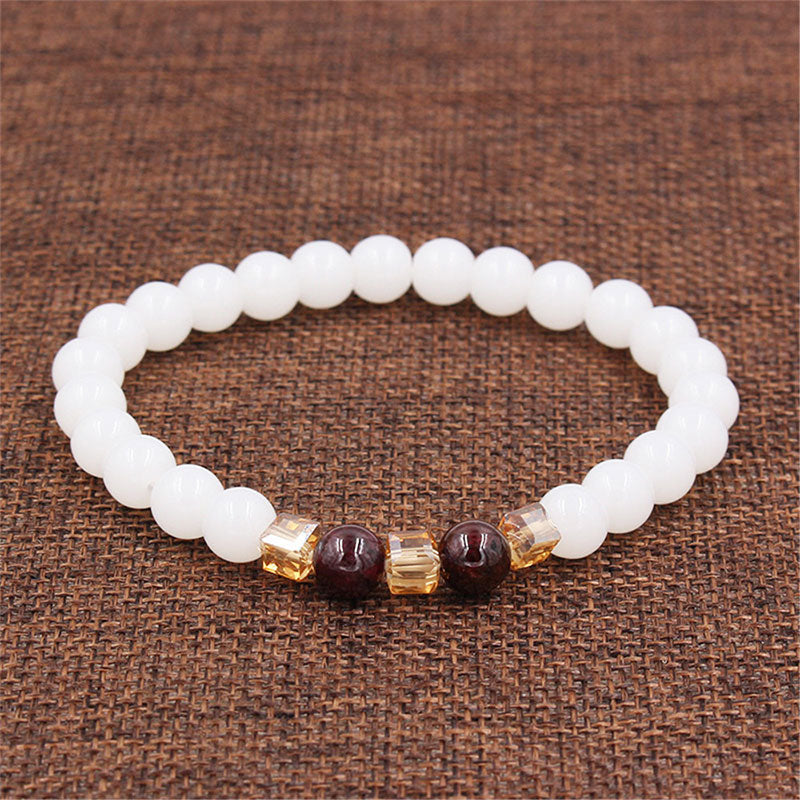 Armband Weiße Jade – Schutz