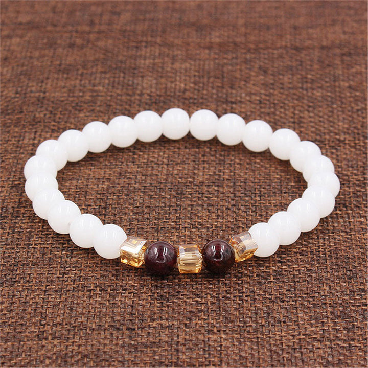 Armband Weiße Jade – Schutz