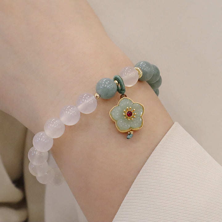 Armband Achat Jade Lotus – Schutz & Frieden – Bild 3