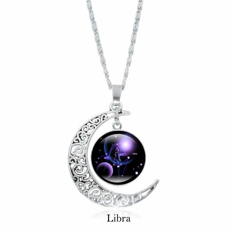 Kette Obsidian Sternzeichen Mond – Schutz & Harmonie | Zen Spirit