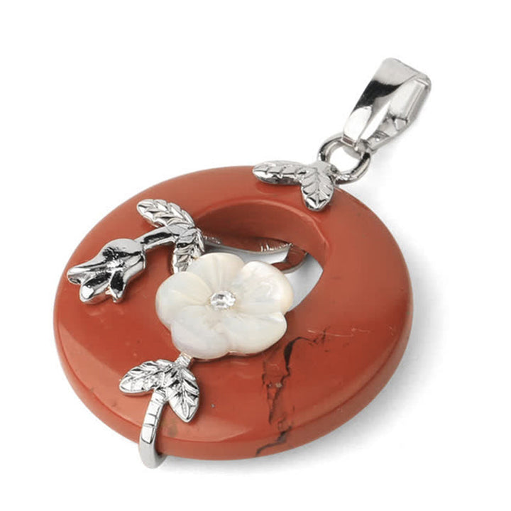 Kette Amethyst Grünaventurin Blume – Heilung & Harmonie – Bild 18 – Roter Achat Anhänger Blume Silber Naturstein Schmuck Kette