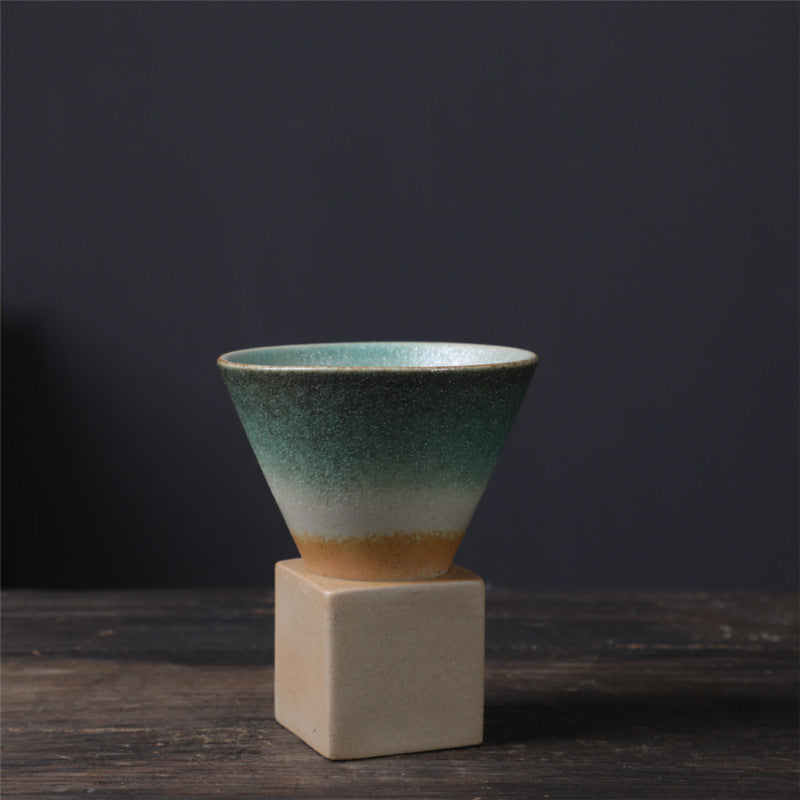 Teetasse Mit Untertasse Vintage Keramik 200ml Hellgrün