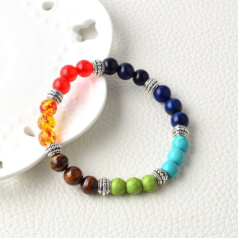 chakra armband echte steine