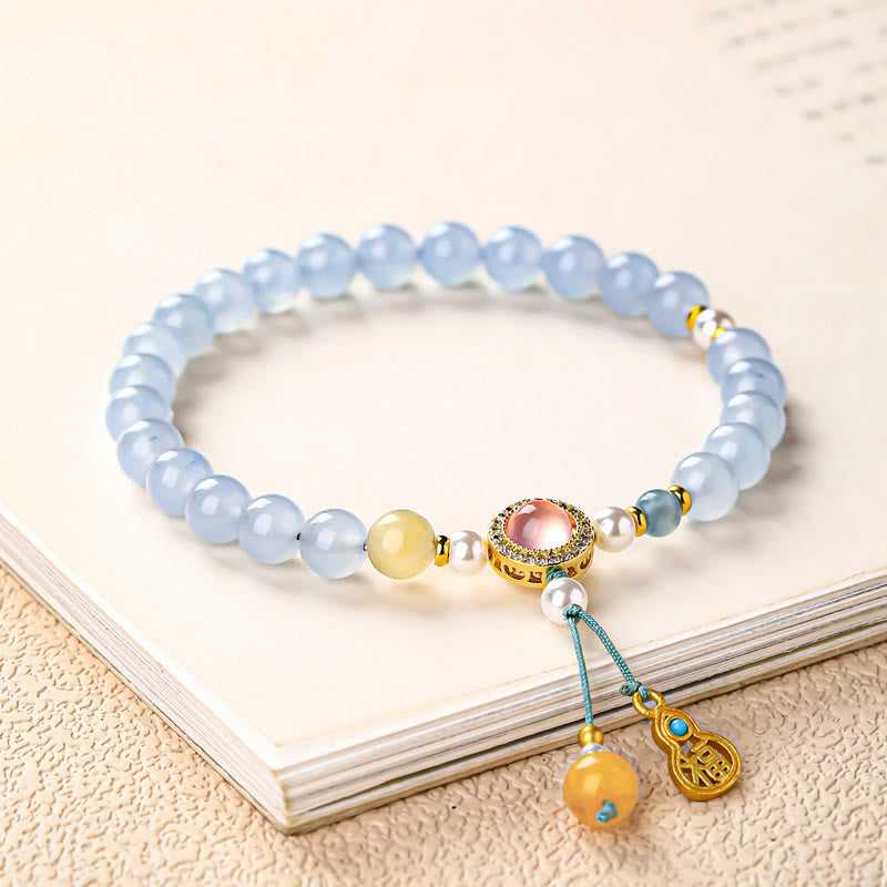 Armband Chalcedon Fu-Zeichen – Heilung