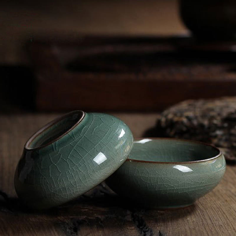 Chinesische Teetassen Koi Keramik Deko