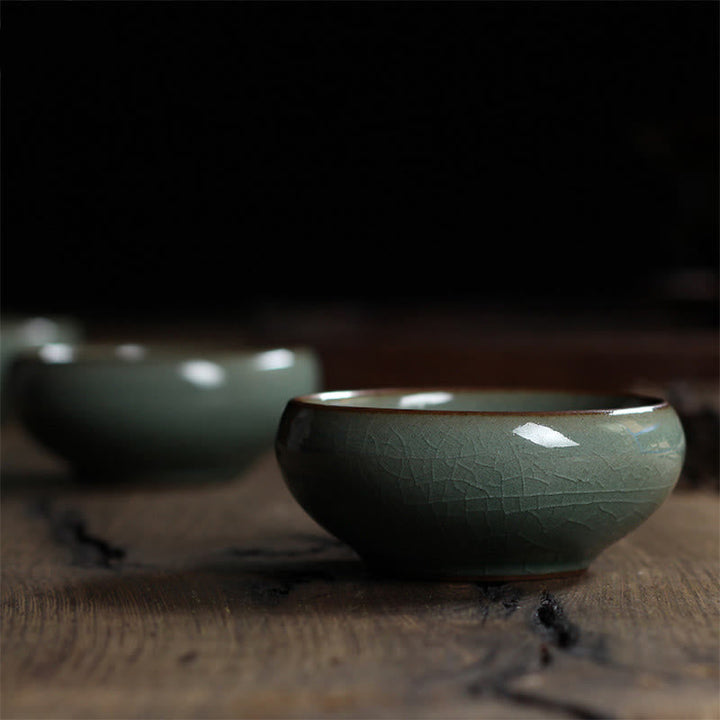 Chinesische Teetassen Koi Keramik Gaiwan