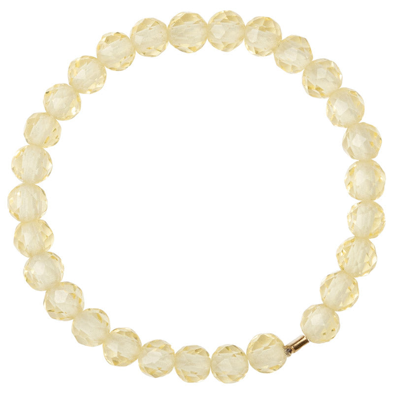 Citrin Armband Perlen Ring Glück Wohlstand Schutz Fengshui Stein