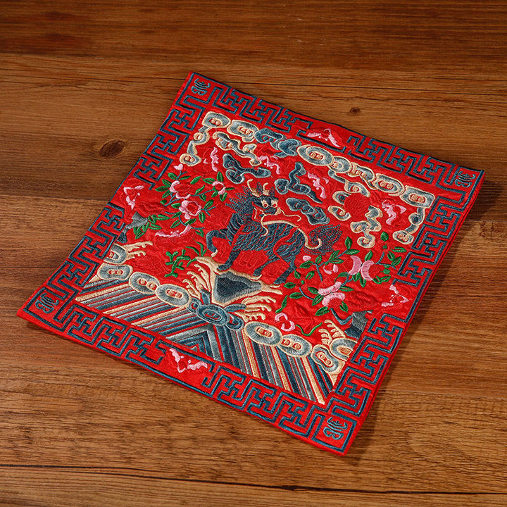 Tee Untersetzer Kranich Phönix Drache Kirin Roter Kirin