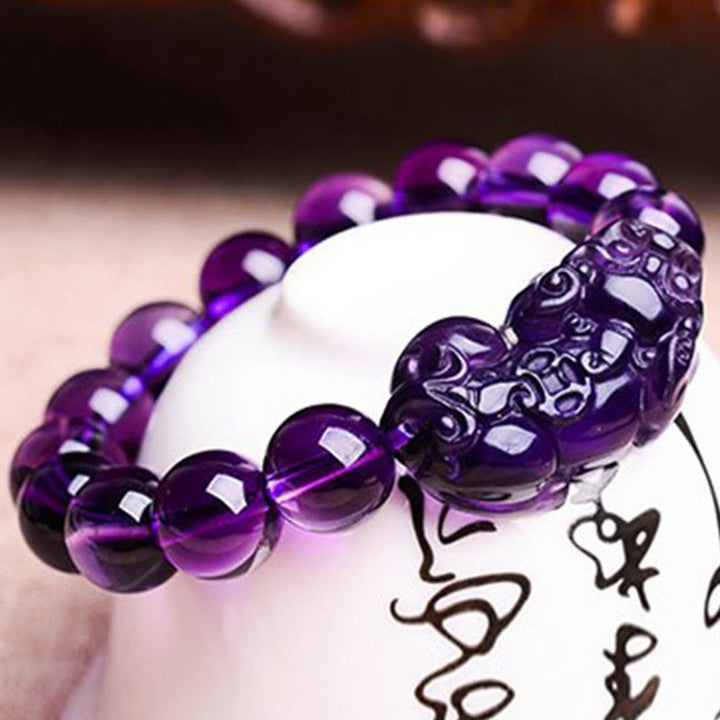Armband Amethyst PiXiu Feng Shui - Wohlstand