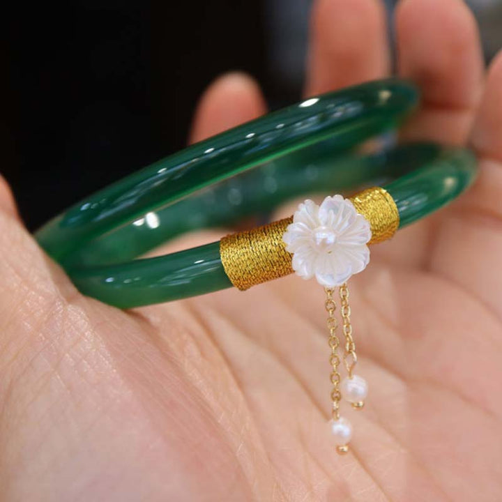 Armband Weiße Jade – Erfolg
