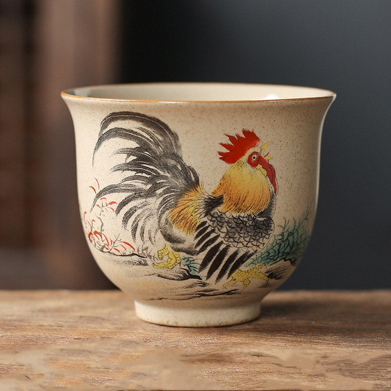 Chinesisches Teeset Hahn