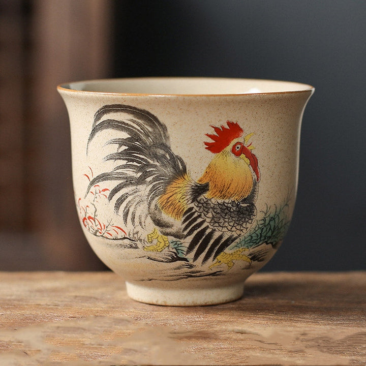 Chinesisches Teeset Hahn
