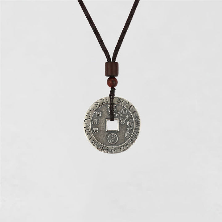 Kupfer Yin Yang – Gleichgewicht & Energie – Bild 13 – Kupfer Yin Yang Anhänger Kette braunes Leder Naturstein Perle