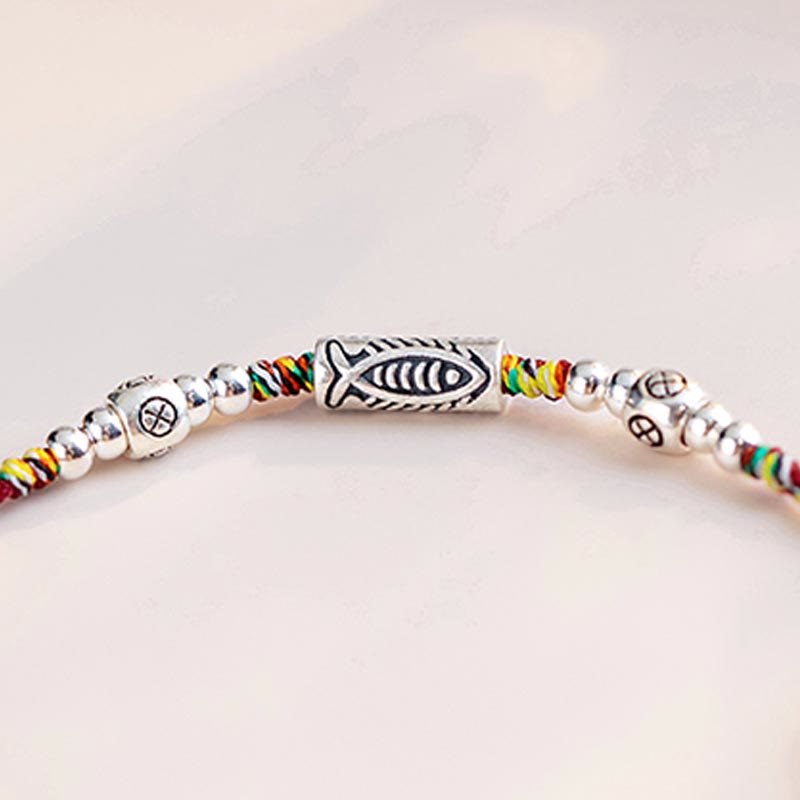 Armband Fußkette Silber Koi Fisch – Glück & Ausdauer