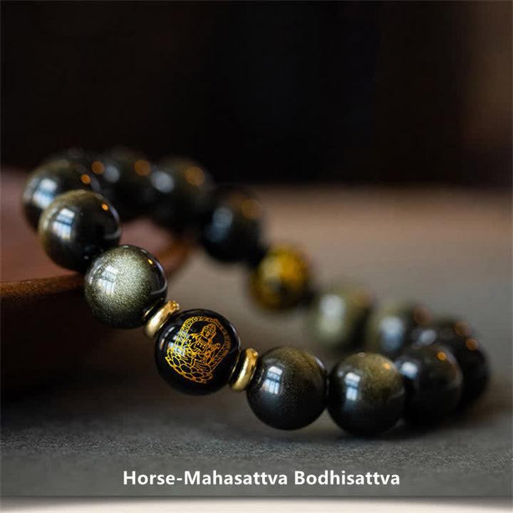 Armband Obsidian Chinesisches Tierkreis – Schutz & Wohlstand – Bild 13