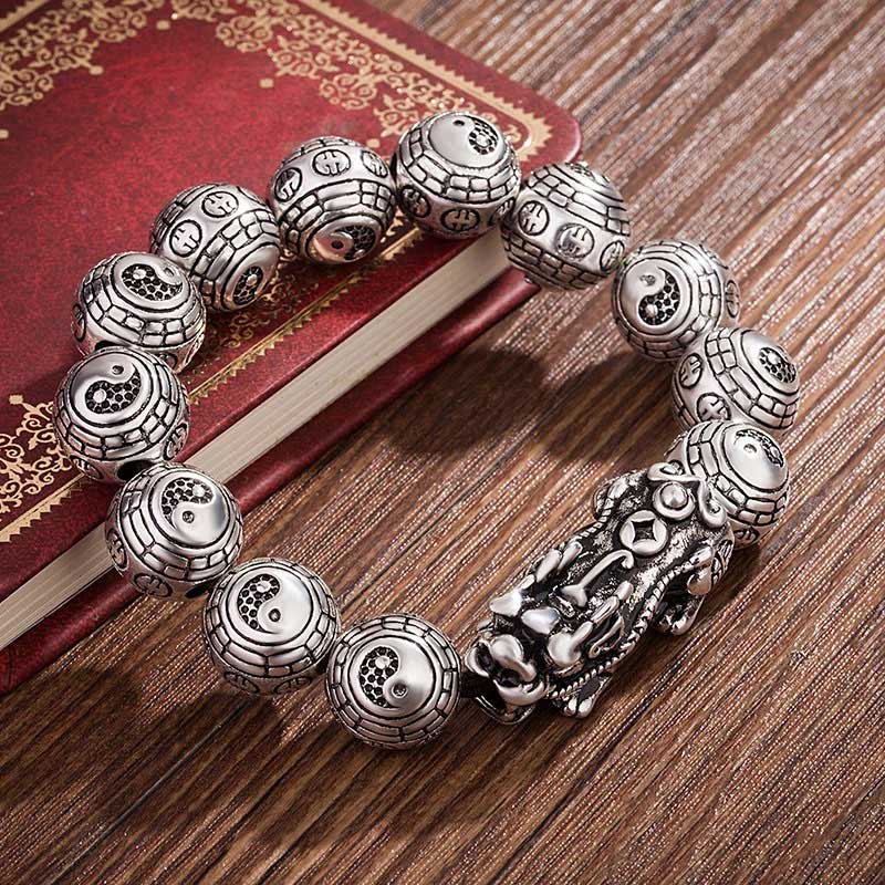 Armband Silber Pixiu "Wohlstand" Feng Shui