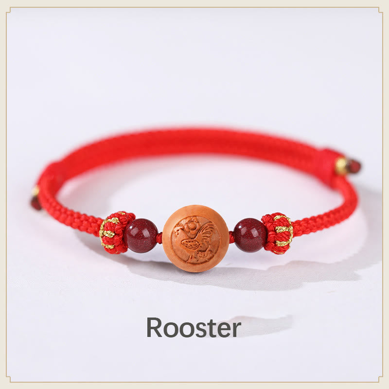 Armband Zinnober Chinesisches Tierkreis – Wohlstand – Bild 9
