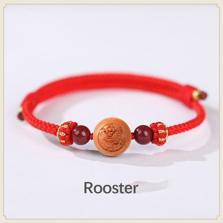Armband Zinnober Chinesisches Tierkreis – Wohlstand – Bild 9