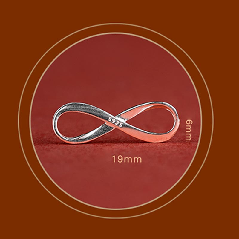 Armband 925 Silber Endlosknoten Roter Faden - Schutz & Glück