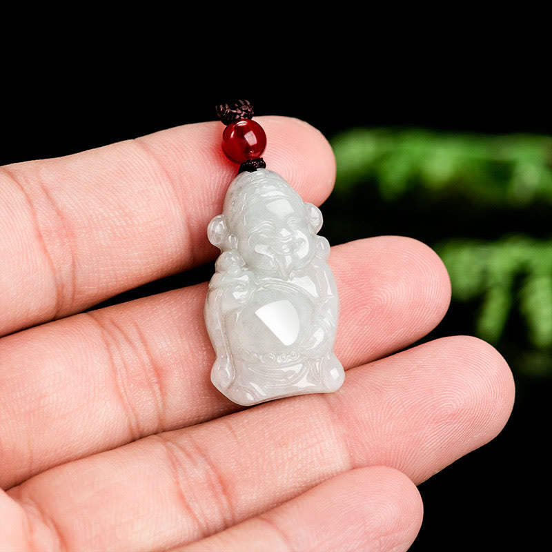 Jade Buddha Kette Harmonie Glück