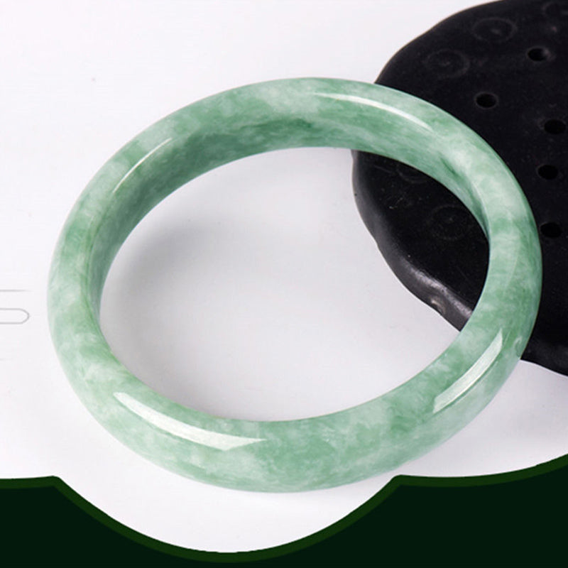 Armband Grüner Jade - Glück Fülle