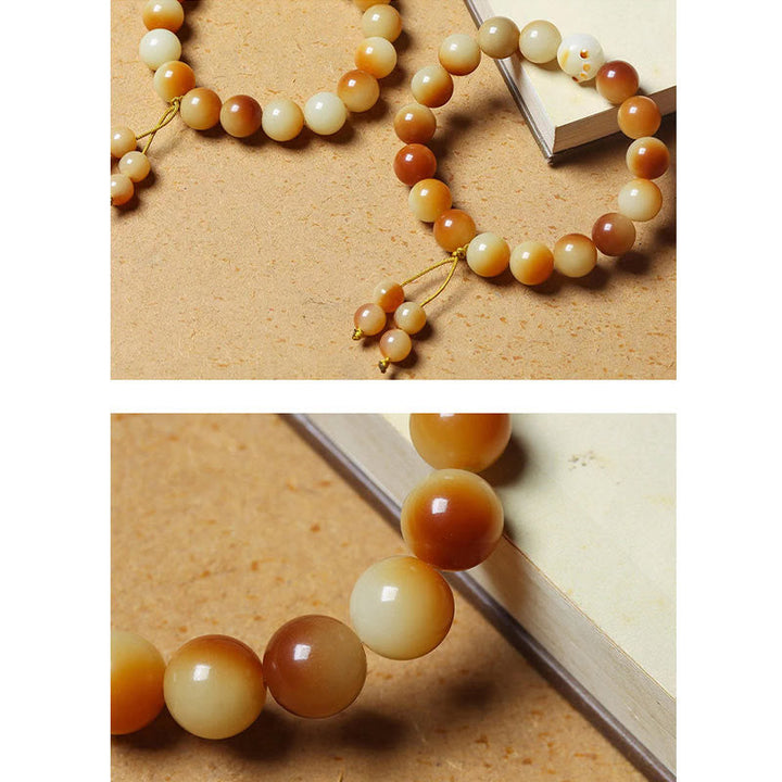 Bodhi Armband Liebe Frieden bernstein Perlen natürliche Steine eleganz