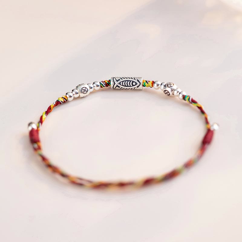 Armband Fußkette Silber Koi Fisch – Glück & Ausdauer