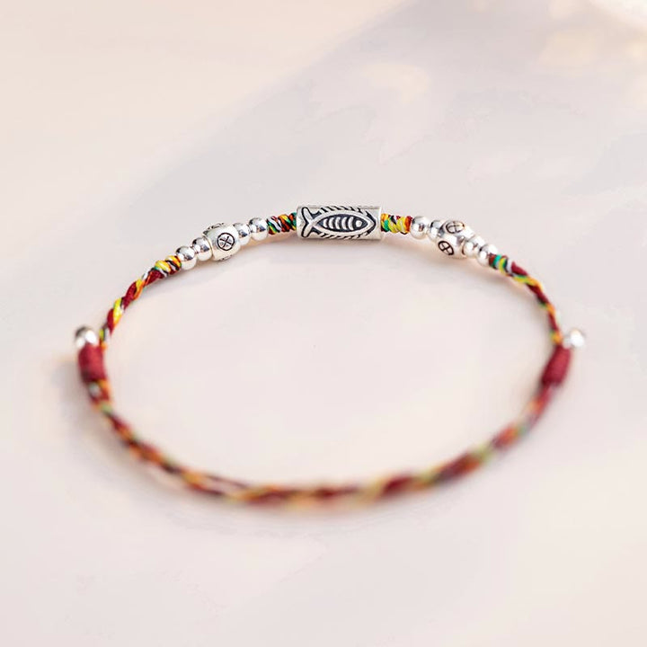 Armband Fußkette Silber Koi Fisch – Glück & Ausdauer