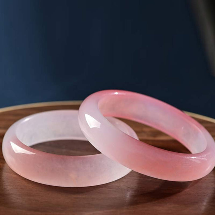 Rosenquarz Armband Kristall – Liebe & Energie glänzend poliert elegant