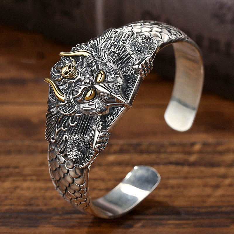 Tibetisches Garuda Vogel Armband Silber Weisheit Schutz Handgelenk