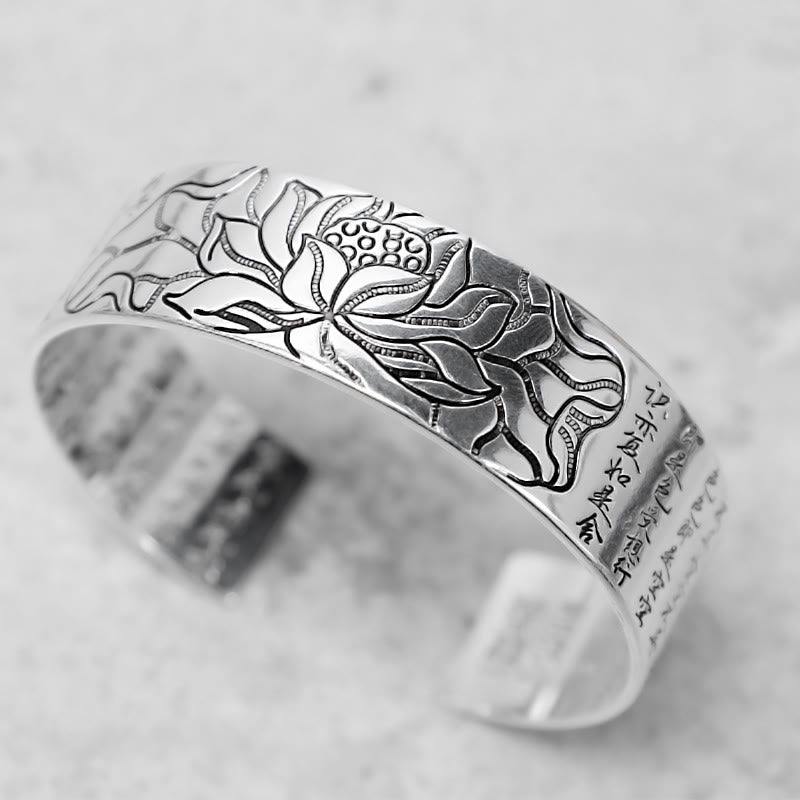 Armband Lotus Tibetische 925 Silber Glück