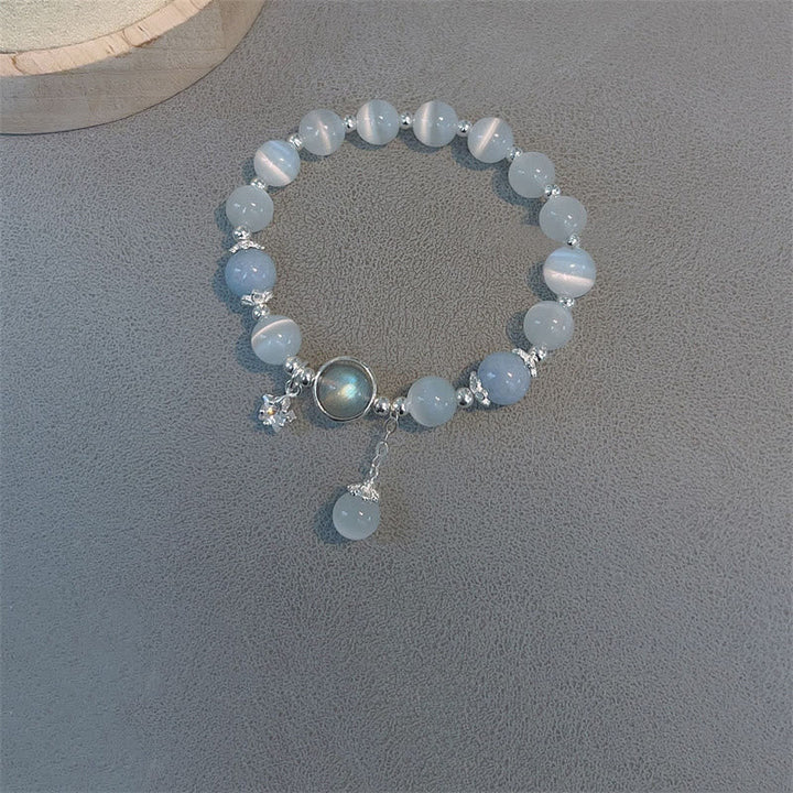 Armband Mondstein Katzenauge - Schutz Support