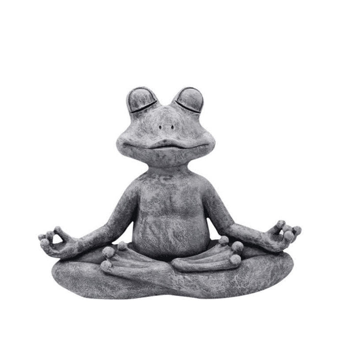 Katze Dekofigur Zen Yoga Frog 9.5x12.5X5cm(300g)