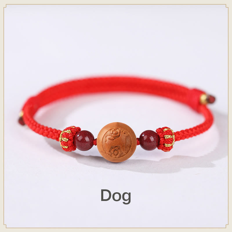 Armband Zinnober Chinesisches Tierkreis – Wohlstand – Bild 10