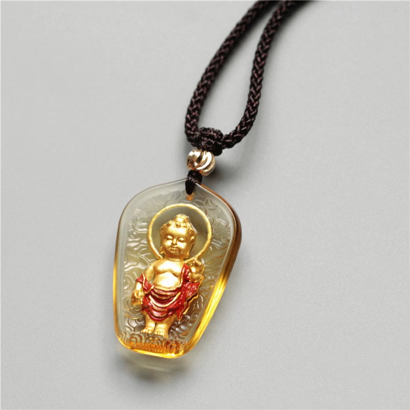 Kette 10529669906771, Buddha Halskette, Gold, Spirituell, Meditation