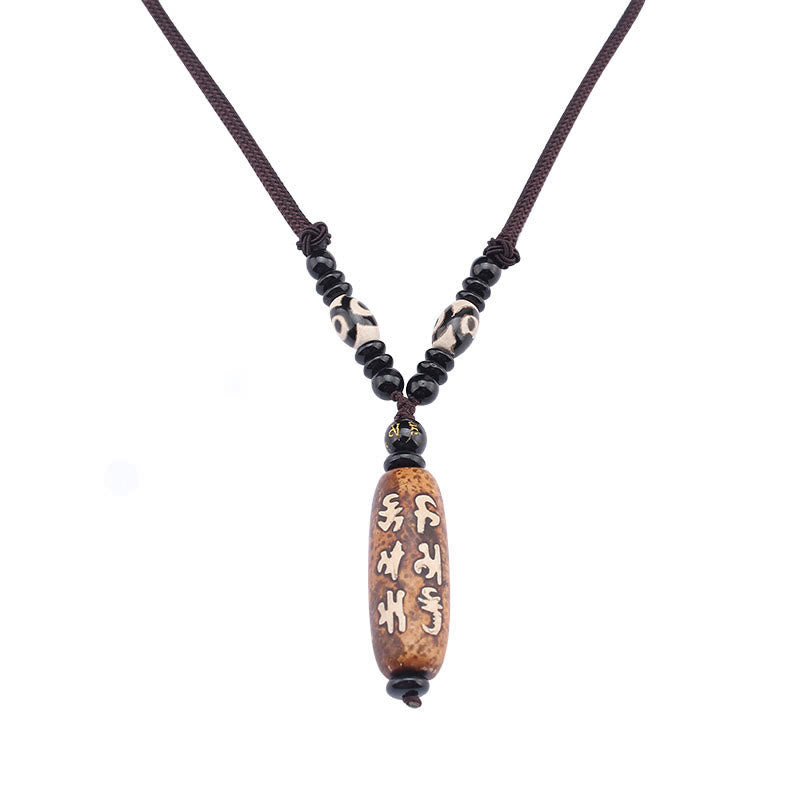 Tibetische Kette Dzi – Wohlstand, Harmonie, Kraft