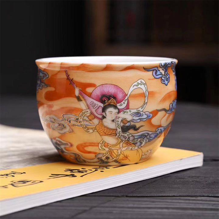 Teebecher Fliegende Apsara Dunhuang Keramik Dunhuang Fliegende Apsara 150ml