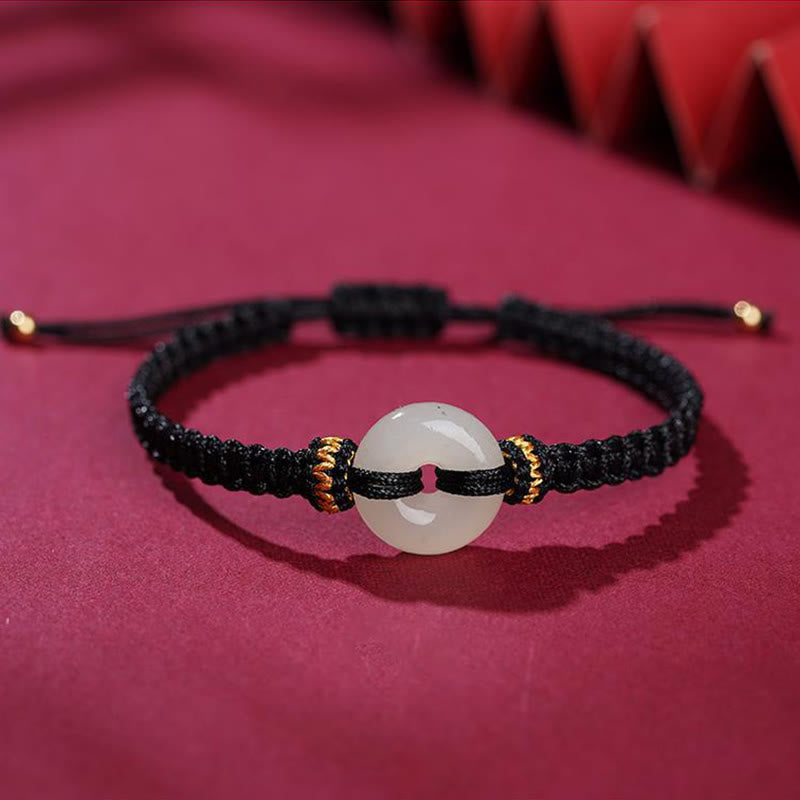 Armband Jade Abundance - Geflochten