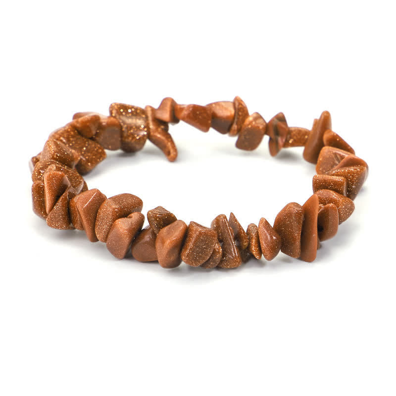 Roter Aventurin Edelstein Armband Kristall elastisch Naturstein Heilung Energie