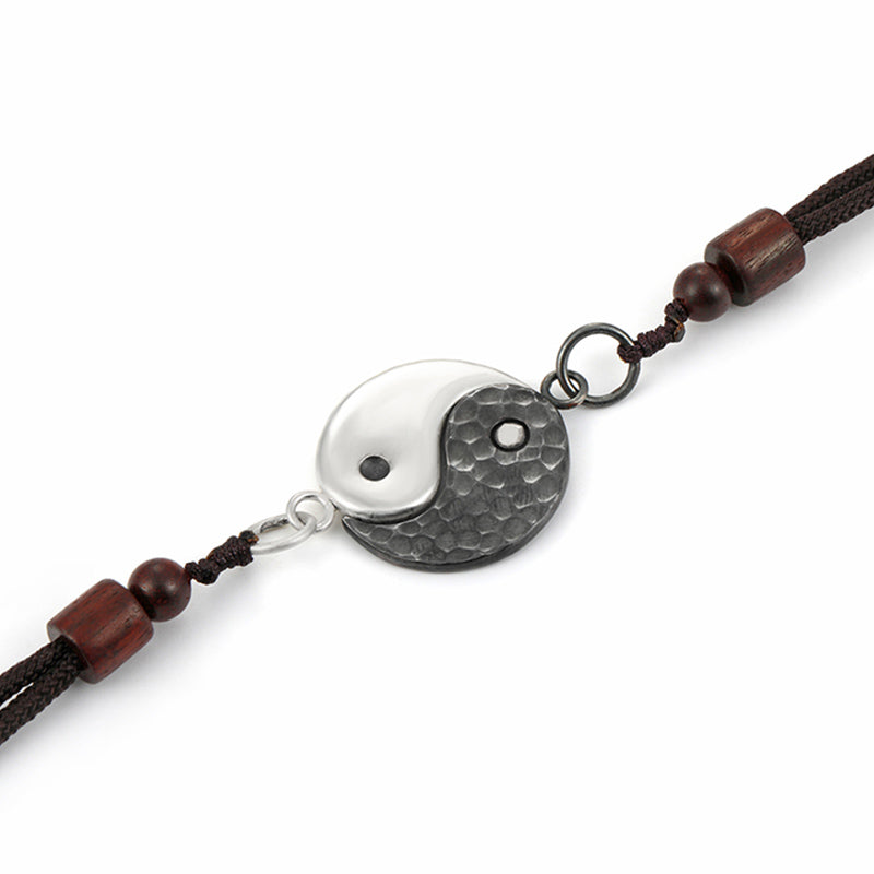 Kette Sterling-Silber Yin Yang Anhänger Schmuck Harmonie