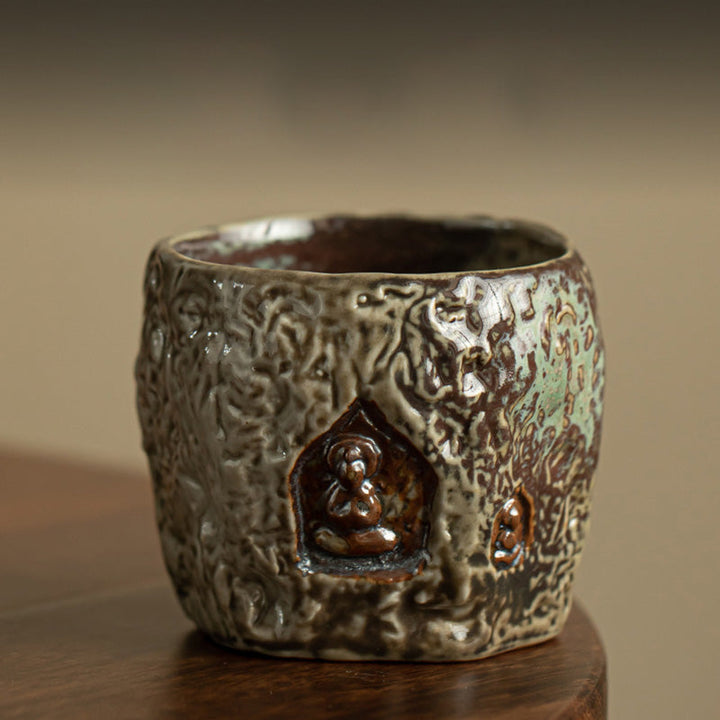 Teetasse Buddha Dunhuang Keramik Gravur Dunhuang 150ml
