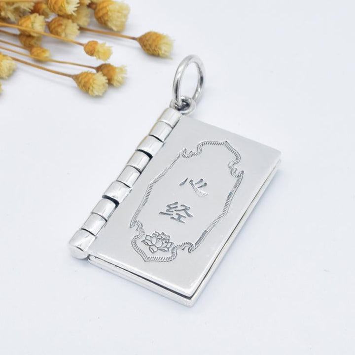 Anhänger Sterling Silber Buch Scharniere
